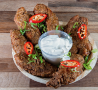 Aone Chicken Tenders (HALAL) - 6 Crunchy triple breaded fried premium chicken Tenders